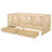 Twin Daybed With Fence Guardrails And 2 Drawers - Ideal For Bedrooms Wood Convenient Bedroom Storage-69591175-69591224