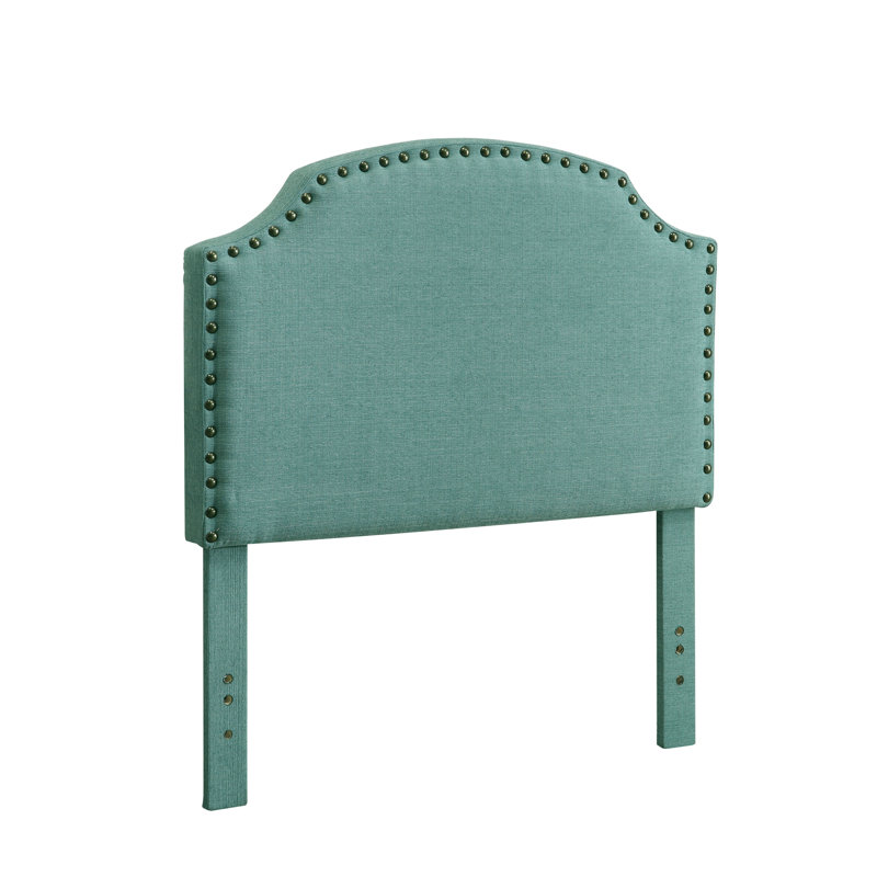Upholstered Headboard, Light Blue, Twin