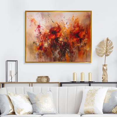 Rouge rouge, coquelicot, floral, Euphoria