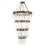 Matrix 30-Light 4-Tier Chandelier - Havana Gold-1137259275