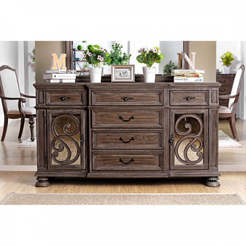 Surabaya 68 " W Sideboard, Rustic Natural/Rustic Natural
