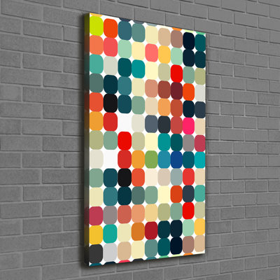 Atika Geometric Background - Wrapped Canvas Print