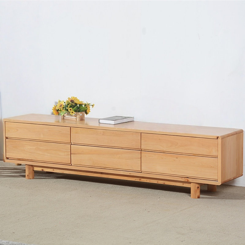 Creative Solid Wood TV Stand