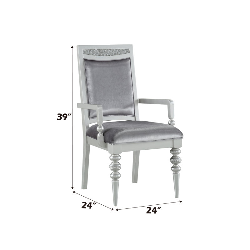 Chaise rembourrée Leda