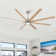 Oversized Windmill - Blade Modern Farmhouse Standard LED Ceiling Fan with Remote Control and Light Kit Included