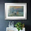 Soleil levant de Claude Monet - Reproduction d'art, encadrée sous verre et sous passe-partout, grand format pour salon-730330952-730330963