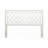 Queen/King Size Tabor Chippendale White Headboard - No Box Spring Needed, Strong Durability!-1747641357