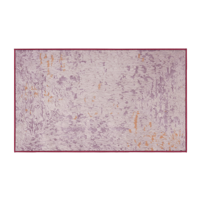 Machine Washable Beige Area Rug, Runner 2' x 5'