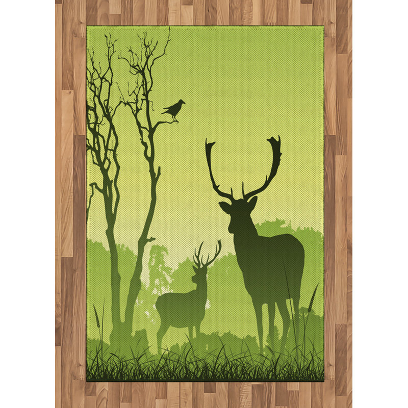 Zoie Animal Print Hand Woven Area Rug, Rectangle 120 x 180cm