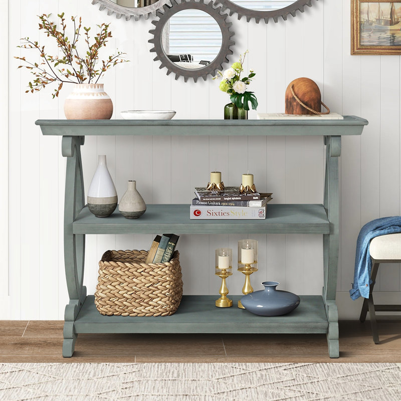 Console Heleana, Vert clair antique