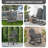 Outdoor Adirondack Chair Seat and Back Cushion-977286842