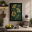 Golden Study Botanical 1 Piece Wrapped Canvas Wall Art-517735954-517735955