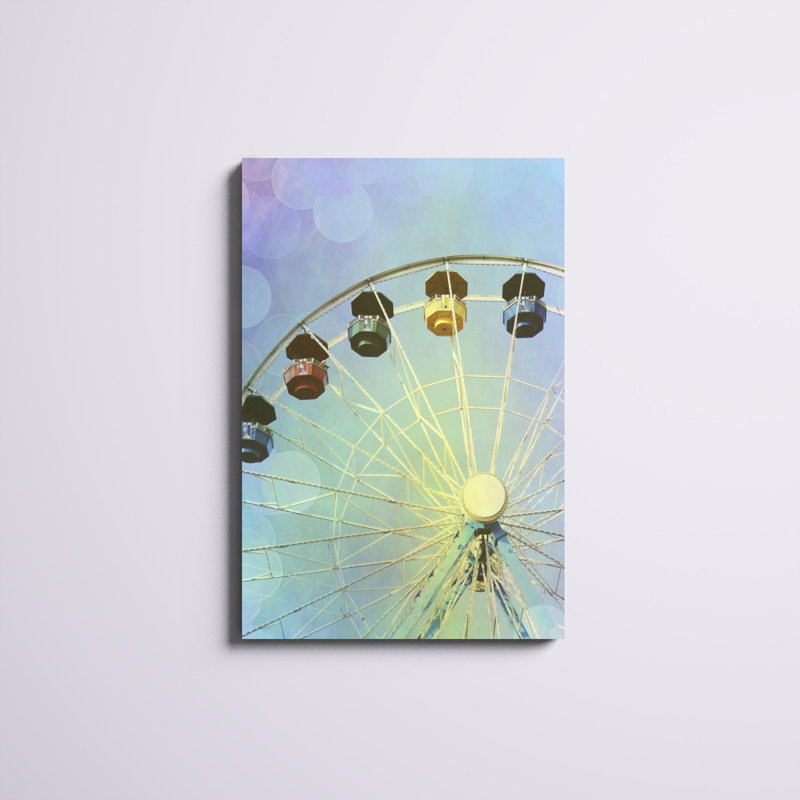 «Rainbow Ferris Wheel III», impression sur toile, H 36 po x l 24 po