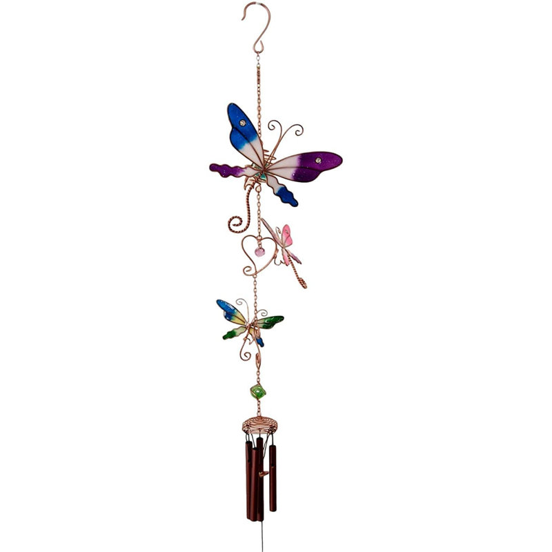 Krymson Plastic Insects Wind Chime