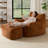 Bean Bag Chair with Ottoman , Comfy Memory Foam Large Lazy Sofa-2078555528