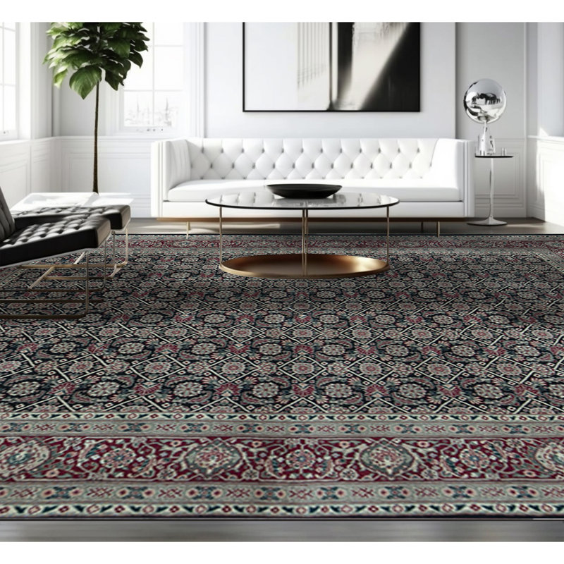 Jahan Wool Oriental Area Rug, Rectangle 5'7" x 8'9"