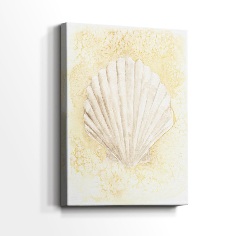 Coquillage salé II - Cavas enveloppés de galerie, H 18 po x l 12 po