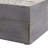 Wood Floral Decorative Gray Box with Hinged Lid Set