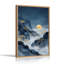 Ensemble de 1 tableau sur toile « Montagnes au clair de lune »-129058428-129058429