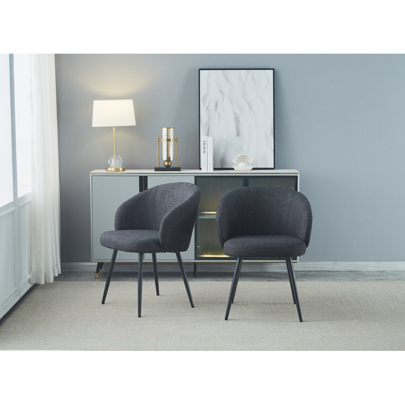 Oronogo 42cm H Upholstered Armchair, Grey
