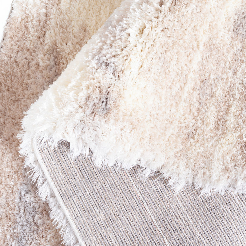 Cloud Shag Performance Abstract Rug, Rectangle 5'3" x 7'7"