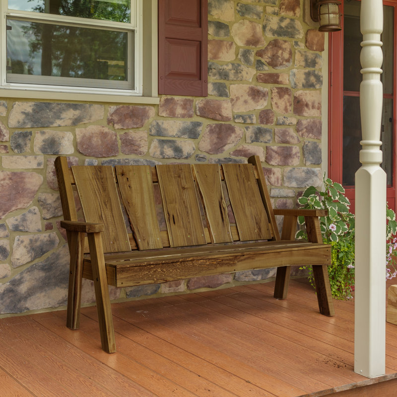 Banc de jardin en bois Lucille Timberland, Teinte champignon