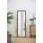 Full Length Mirror With Metal Beaded Frame, Rectangular Oversized Mirror For Living Room Bedroom