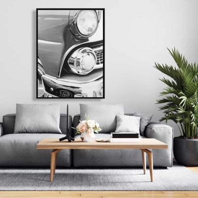 Beautiful Old Car - Bedroom Transportation Canvas Art Decor