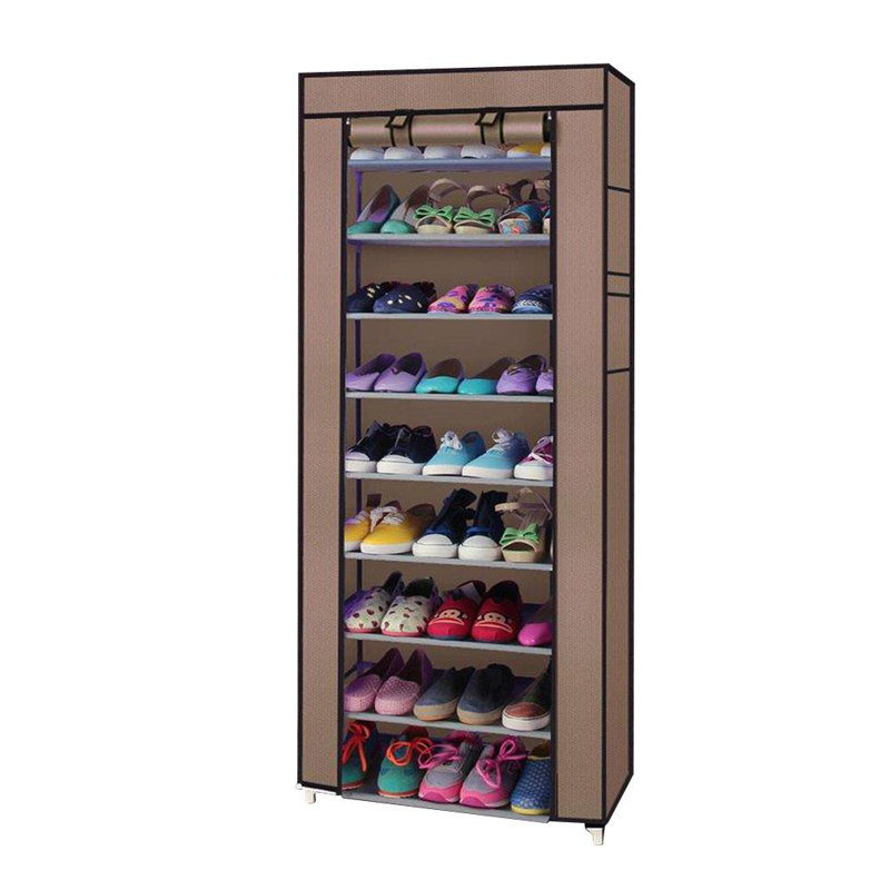 Rangement à chaussures 30 paires, Brun