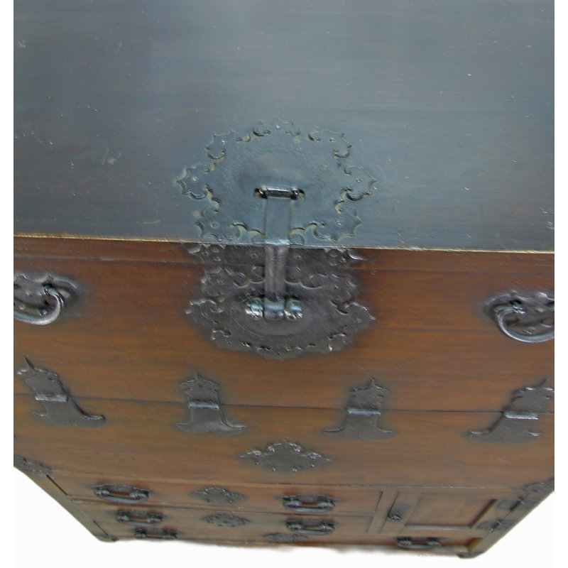 Asian Classic Solid Wood Accent Chest