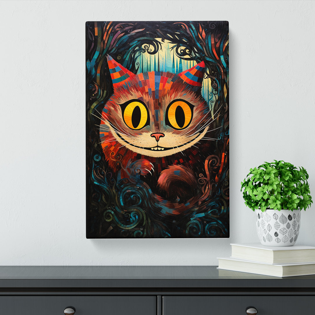 Cheshire Cat Constructivism No.2 - Wrapped Canvas