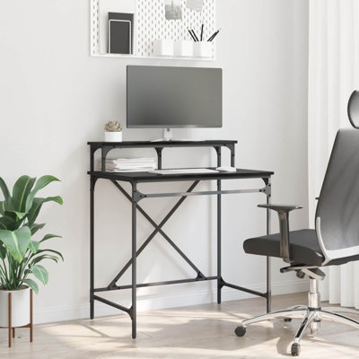 Metal Base Computer Desk