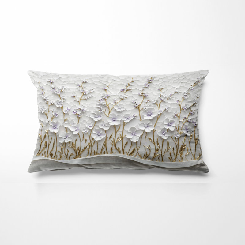 Coussin Wildflowers, H 12 po x l 20 po