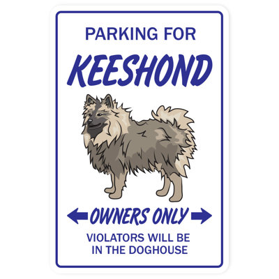 Adhésif décoratif pour chien Keeshond