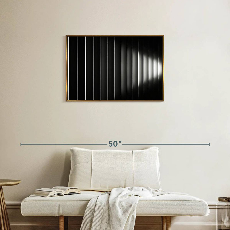 Bublitz Blinds, Floating Frame Gold, 31" X 21"