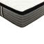 Premium 14 po Matelas hybride à ressorts ensachés, matelas en mousse viscoélastique gélifiée très moelleux pour un sommeil confortable, blanc / gris-31164214