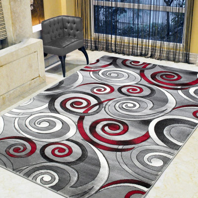 Aftan Abstract Indoor Rug
