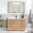 Cloverfield 48'' Single Bathroom Vanity with Cultured Marble Top-93496159-93496160