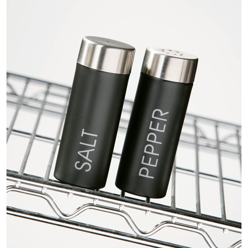 Brand Salt & Pepper Shaker, White