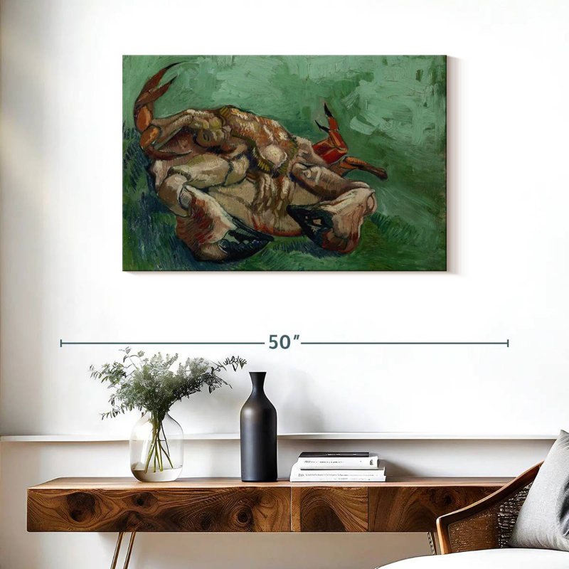 Brampt Crab On Its Back, 24" H x 36" W