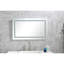 Miroir de salle de bain 36 po x 28 po à DEL à intensité variable - brouillard, 3 températures de couleur, mémoire, salle de bain murale pour brouillard de maquillage à intensité variable, couleurs, besoins de toilettage