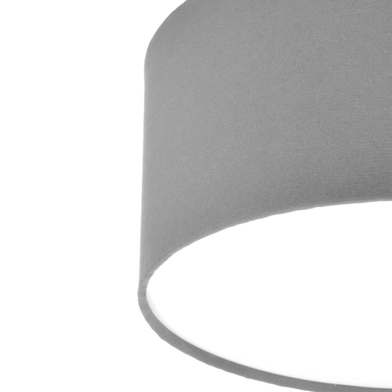 Aulelei Fabric Flush Mount, Grey