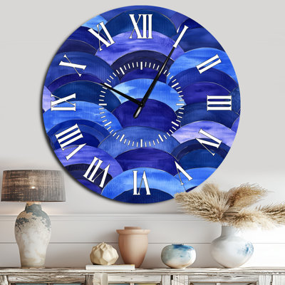 Horloge murale abstraite