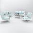 Petroni 7 Person Seating Group With Sunbrella Cushions
