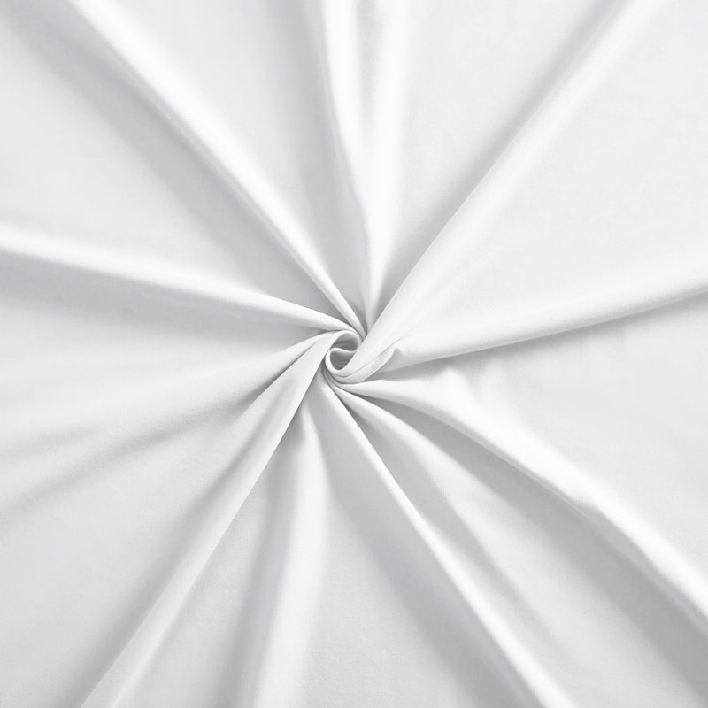 Lieselotte Extra Deep 100% Microfiber Brushed 40 cm Fitted Sheet, Kingsize (5'), White