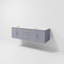 Ensemble de meuble-lavabo double mural 60 "Geneva-1506509365-1559782675