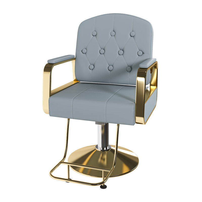Hydraulic Salon Chair 360° Swivel (Single Pack), Blue