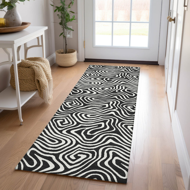  Machine Washable Indoor/Outdoor Chayden ACN1030 Rug, Runner 2'3" x 7'6"