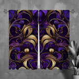 Osten Polyester Room Darkening Curtain Pair