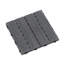 Paquet de 11 tuiles de patio à emboîtement en composite WPC, carreaux de sol à bricolage rapide, couleur cendre pour une utilisation intérieure / extérieure-112326594